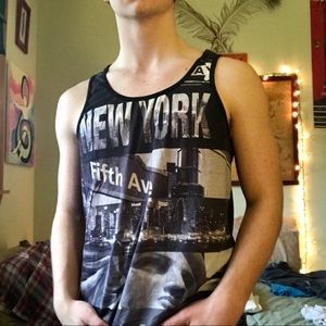 NYC graphic tank top